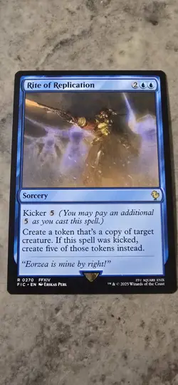 Rite of Replication Commander: Final Fantasy Regular Sorcery Rare MTG NM - Image 1