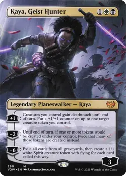 Kaya, Geist Hunter ** Borderless ** #280 - Innistrad: Crimson Vow - NM MTG - Image 1
