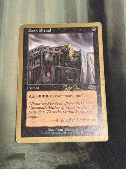 Dark Ritual - Jakub Slemr - 1999 ~ World Championship - MTG Magic - HP - Image 1