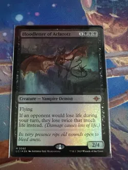 Bloodletter of Aclazotz Lost Caverns Ixalan Mythic Black Foil Demon Vampire - Image 1
