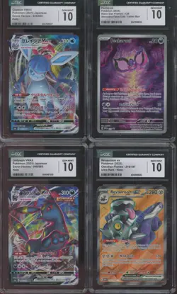 Pokemon TCG Charizard Pikachu Ultra Rare Holo Graded Slab CCG TAG 13 Card Lot - Image 2
