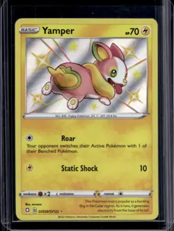 2021 Pokemon SWSH Shining Fates Yamper Shiny Vault #SV039/SV122 - Image 1