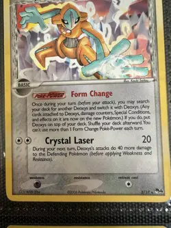 Deoxys 2/17 Pop Series 4 Pokemon Card Rare Holo, Moderately Played - Image 3