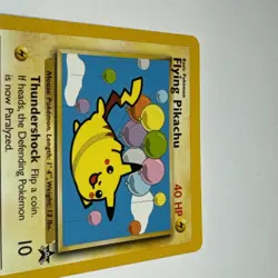 Pokemon Flying Pikachu WOTC Black Star Promo - Image 2