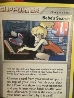 2007 Pokemon Diamond Pearl Mysterious Treasures Bebe's Search Holo Rare #109/123 - Image 2