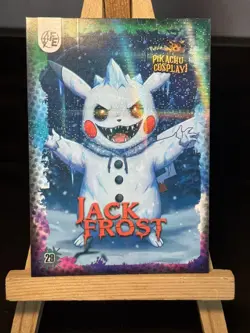 Jack Frost Pikachu #29 - Galaxy Holo - Electric Pikachu Cosplay Pokemon ZL13 - Image 1