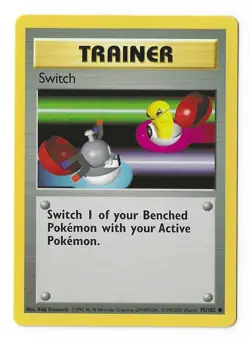 Switch 95/102 - Base Set - 4th print - Pokemon TCG - WoTC - 1999-2000 - LP - Image 1