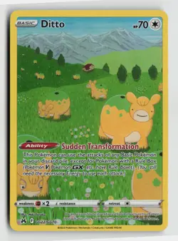 Pokemon - Ditto - GG22/GG70 Crown Zenith: Galarian Gallery - Ultra Rare - NM - Image 1