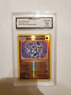 GMA 10 - Machamp 59/108 Evolutions Reverse Holo 2016 Pokemon - Image 1