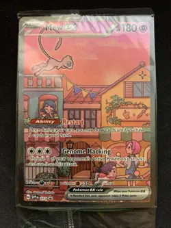 Mew EX SVP 053 Pokemon TCG Scarlet Violet 151 Black Star Promo Full Art SEALED - Image 1