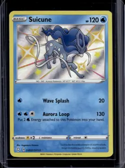 2021 Pokemon SWSH Shining Fates Suicune Shiny Vault #SV022/SV122 - Image 1