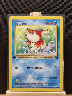 Pokemon TCG 1999 WOTC Jungle 1st Edition Goldeen 53/64 - Near Mint - Image 1