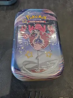 Pokemon TCG Paldean Fates Mini Tin (Flamigo) - Brand New Sealed - Image 1