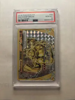 Pokemon XY Evolutions 2016 Machamp Break PSA 10 60/108 - Image 1