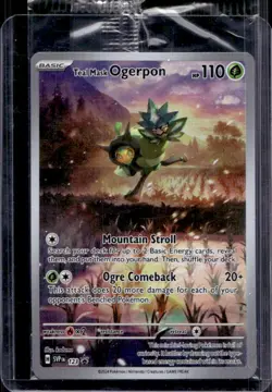 2023-25 Pokemon SV Black Star Promos - SVP EN Teal Mask Ogerpon #123 - Image 1