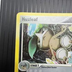 Pokemon Nuzleaf 39/100 Holo - Stamped 2006 Crystal Guardians-LP - Image 3