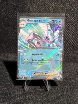 Pokemon TCG Golisopod ex 050/182 SV04 Paradox Rift Double Rare Holo LP - Image 1