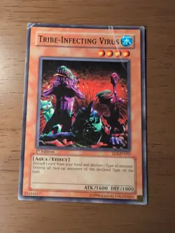 SD4-EN007 Tribe-Infecting Virus Common 1st Edition hP YuGiOh - Image 1