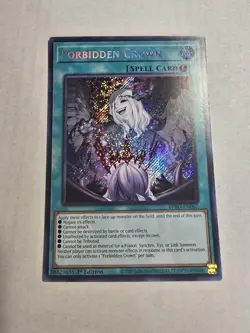 Forbidden Crown 1st Edition Secret Rare BPRO-EN067 Yu-Gi-Oh! - Image 1