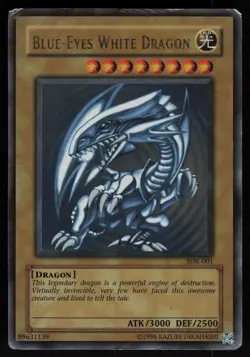 Blue-Eyes White Dragon SDK-001 Wavy Unlimited Yu-Gi-Oh #1 - Image 1