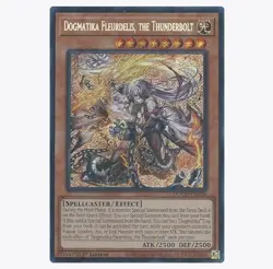 Dogmatika Fleurdelis, the Thunderbolt DOOD-EN026 Secret Rare 1st Ed NM Yugioh - Image 1