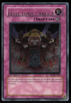 Level Limit - Area A EEN-EN060 Ultimate Rare 1st Edition Name Shift Error Yugioh - Image 1