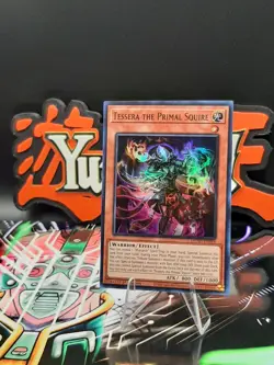 Yu-Gi-Oh! Tessera The Primal Squire DUAD-EN018 Super Rare 1st Ed NM - Image 1