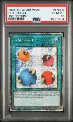 PSA 10 2024 Yu-Gi-Oh Scapegoat MP24-EN008 Quarter Century Secret QCR - Image 1