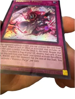 Yugioh TCG - Dominus Purge - Ultra Rare - MZMU - Heavy Played - Read Desc. - Image 2