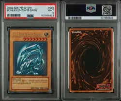 PSA 9 Blue-Eyes White Dragon SDK-001 Starter Deck: Kaiba Unlimited - Image 3