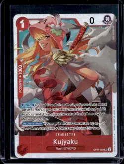 2025 One Piece A Fist of Divine Speed Kujyaku Super Rare #OP11-004 - Image 1
