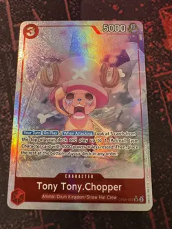 One Piece Two Legends Tony Tony Chopper OP08-007 Parallel Alternate Alt Art NM - Image 1