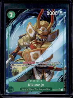 One Piece The Azure Sea's Seven Kikunojo Alternate Art SR #EB04-012 - Image 1