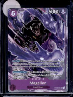 2022 One Piece Paramount War Magellan Super Rare #OP02-085 - Image 1