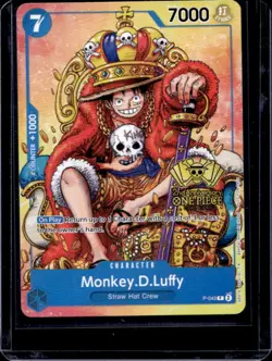 2024 One Piece 2nd Anniversary Tournament Participant Monkey D Luffy Promo P-043 - Image 1