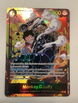 One Piece Monkey.D.Luffy (118) Alternate Art Parallel) OP10-118 Royal Blood Foil - Image 1