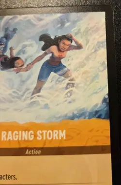 Raging Storm 28/204 Super Rare Winterspell Disney Lorcana TCG - Image 3