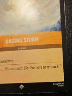 Raging Storm 28/204 Super Rare Winterspell Disney Lorcana TCG - Image 5