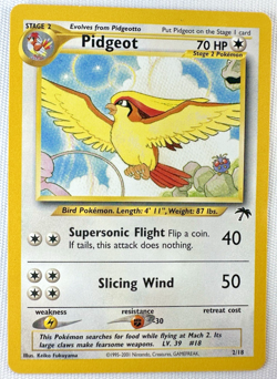 2001 Pokemon Pidgeot Southern Islands Promo Card 2/18 English Lightly Played LP - Image 1