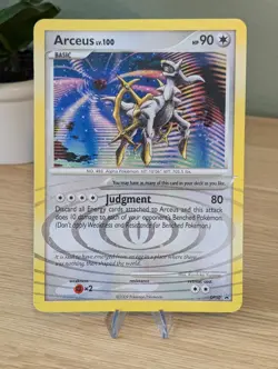 Arceus Jumbo DP50 Diamond and Pearl Promos Holo Pokemon Card LP/NM TWO SWIRLS - Image 1