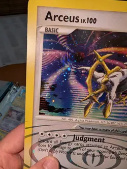 Arceus Jumbo DP50 Diamond and Pearl Promos Holo Pokemon Card LP/NM TWO SWIRLS - Image 3