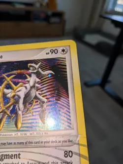 Arceus Jumbo DP50 Diamond and Pearl Promos Holo Pokemon Card LP/NM TWO SWIRLS - Image 4