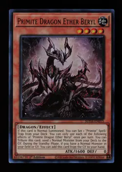 Primite Dragon Ether Beryl SUDA-EN015 Ultra Rare Supreme Darkness Yu-Gi-Oh Card - Image 1