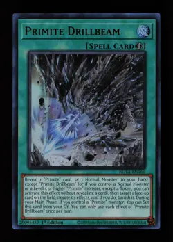 Primite Drillbeam ROTA-EN060 Ultra Rare Rage of the Abyss Yu-Gi-Oh Card - Image 1