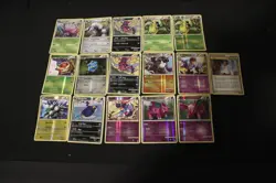 16 Pokemon Card Lot EX-PL Holos & Reverse Holos HGSS Triumphant(Aggron,Drapion+) - Image 1