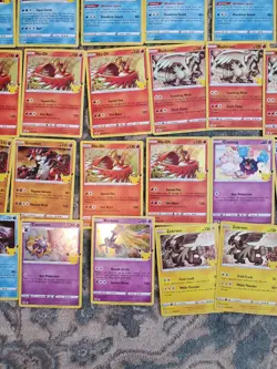 Lot Of 72 Pokemon Celebrations Holo Cards 2021 25th Dialga Kyogre Ho-oh Groudon - Image 3