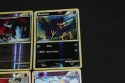 8 Pokemon Card Lot EX-PL Reverse Holos HGSS Undaunted(Metagross, Murkrow+) - Image 3