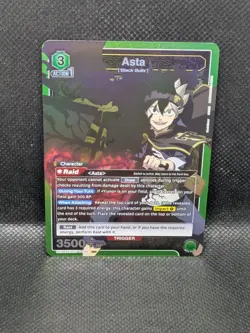 Union Arena UE08BT/BCV-1-046 Asta SR Black Clover TCG Card Near Mint - Image 1