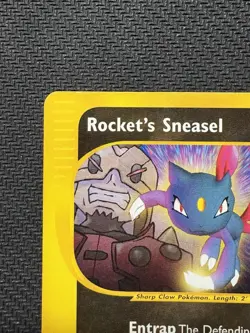 Pokemon TCG Rocket’s Sneasel Promo Best Collection 5 Vintage 2002 Rare Card HP - Image 2