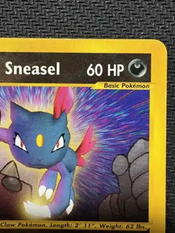Pokemon TCG Rocket’s Sneasel Promo Best Collection 5 Vintage 2002 Rare Card HP - Image 3